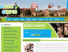 Tablet Screenshot of essayscampus.com